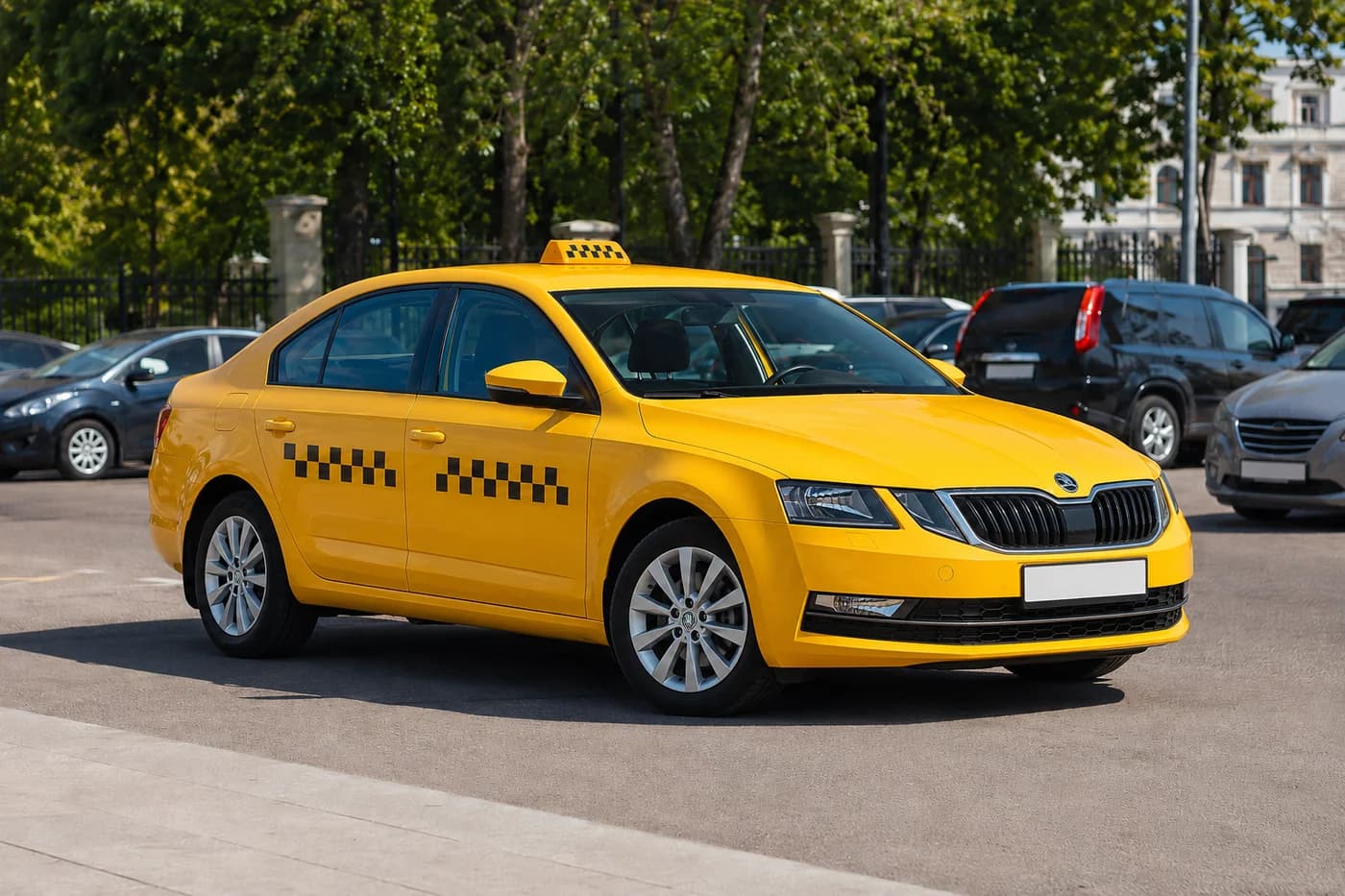 Skoda Octavia класса Комфорт для работы в такси