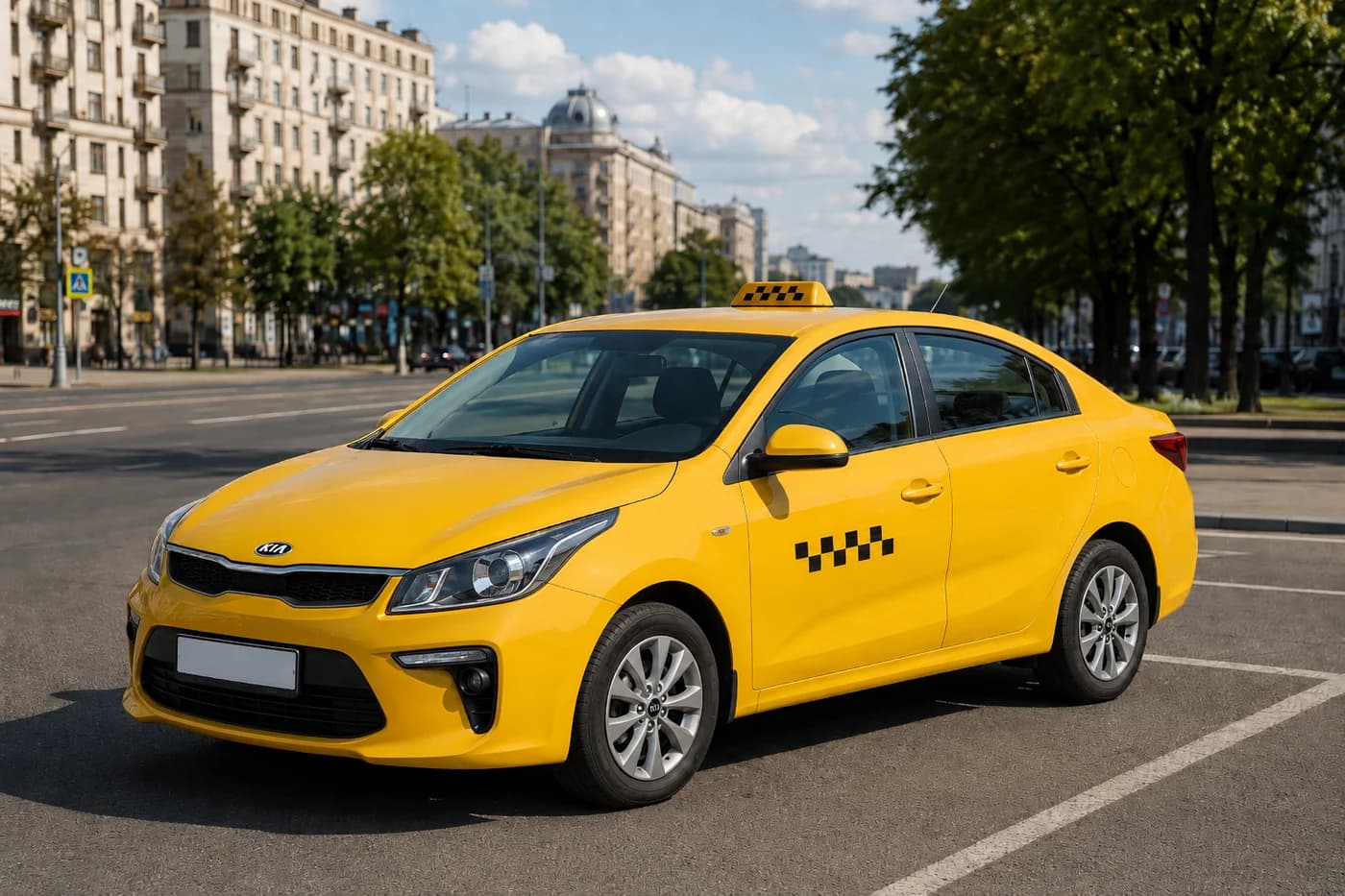 Kia Rio класса Эконом для работы в такси