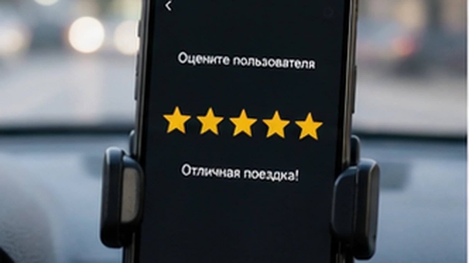 Рука держит руль автомобиля с логотипом Mercedes